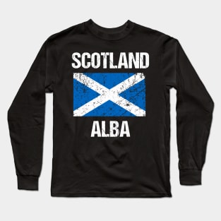 ALBA Scotland Flag Long Sleeve T-Shirt